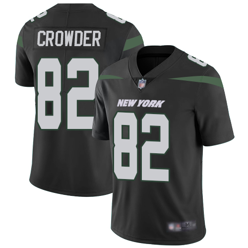 New York Jets Limited Black Men Jamison Crowder Alternate Jersey NFL Football #82 Vapor Untouchable